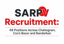 SARPV Recruitment 2026: 49 Positions Across Chattogram, Cox’s Bazar and Bandarban SARPV JOB